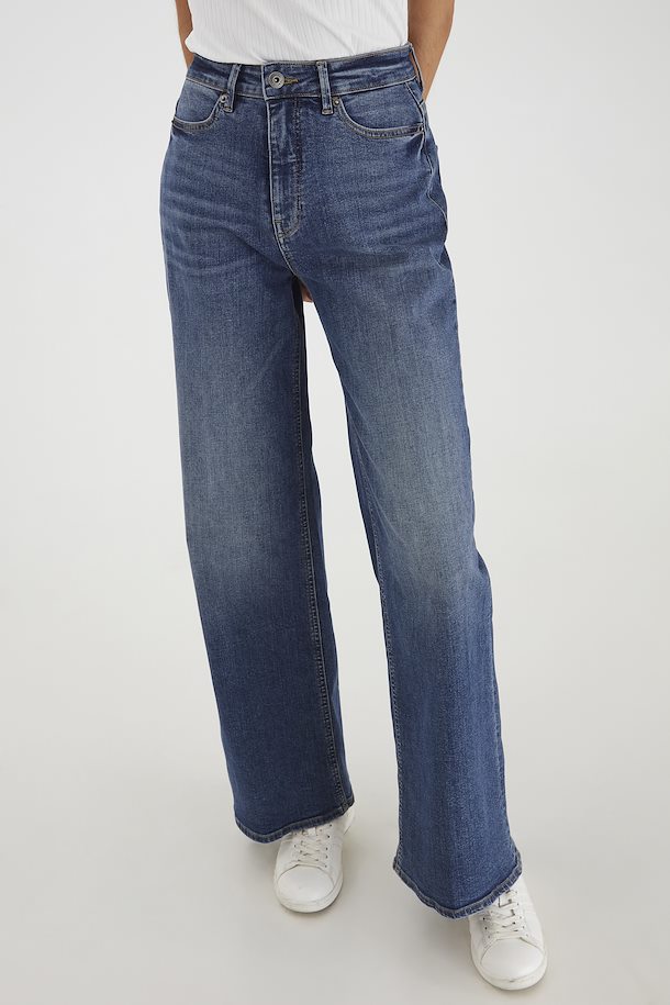 Medium blue Jeans fra Ichi – Køb Medium blue Jeans fra str. 25-34 her