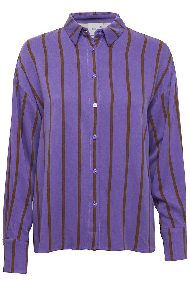 Draad Mail Andes Ichi Violet Indigo Overhemd met lang mouwen - Koop hier Violet Indigo  Overhemd met lang mouwen uit